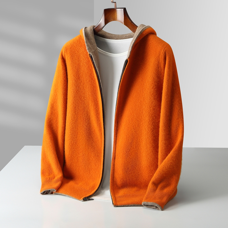 Wool Coat Peacoat - Autumn And Winter New Men's Double-Sided