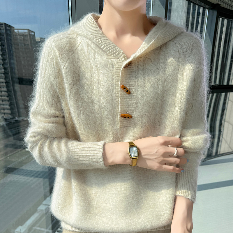 100% Pure Mink Cashmere Knitte - огляд і ціна Wool Coat Peacoat