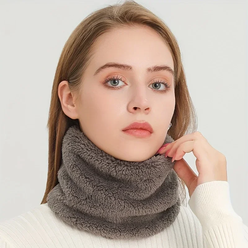 Windproof Plush Infinity Scarf - огляд і ціна Neck Gaiter Fleece