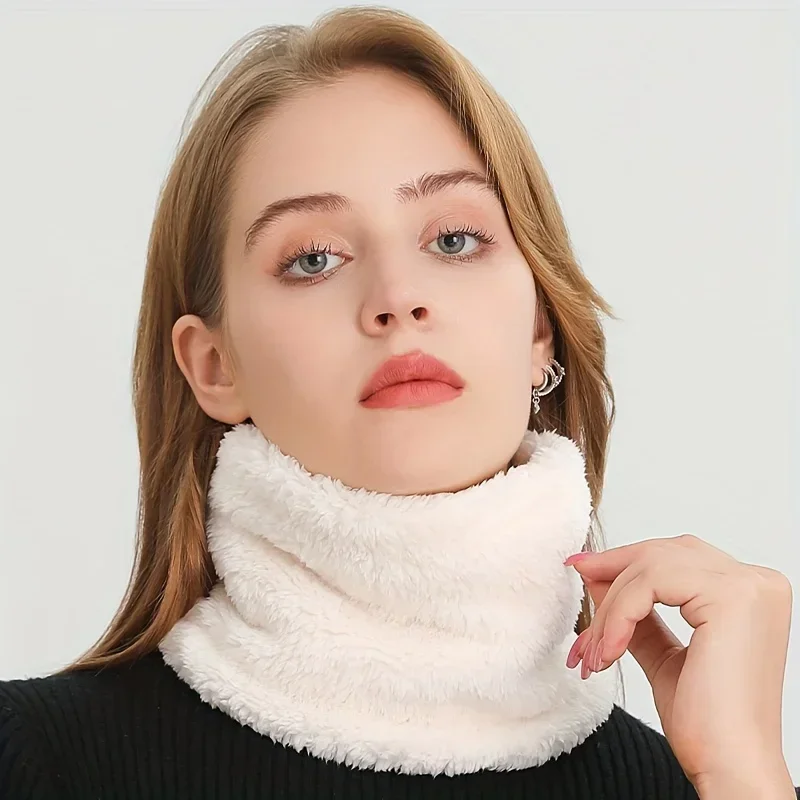 Windproof Plush Infinity Scarf - огляд і ціна Neck Gaiter Fleece