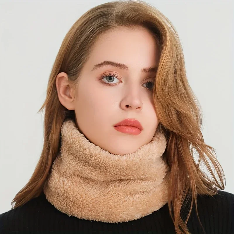 Windproof Plush Infinity Scarf - огляд і ціна Neck Gaiter Fleece